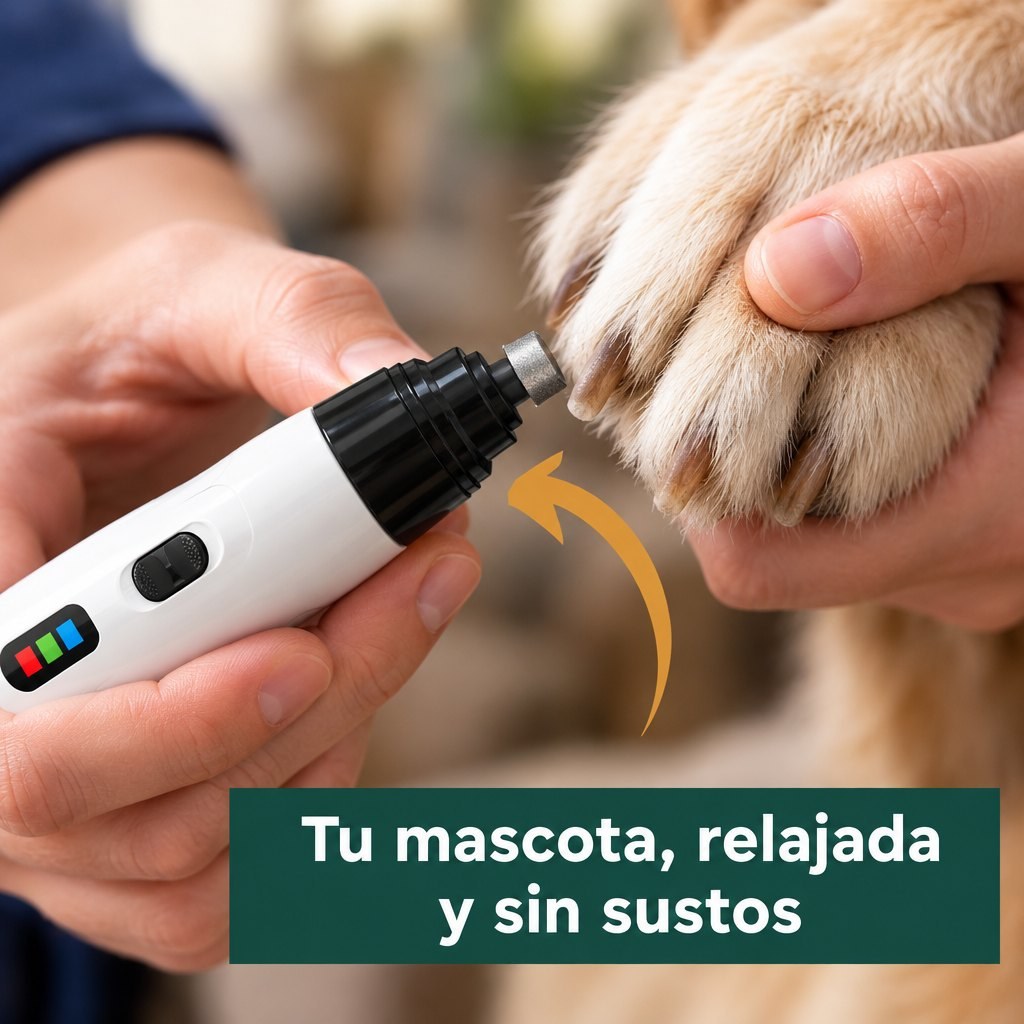 LimaSuave limando la uña de un perro